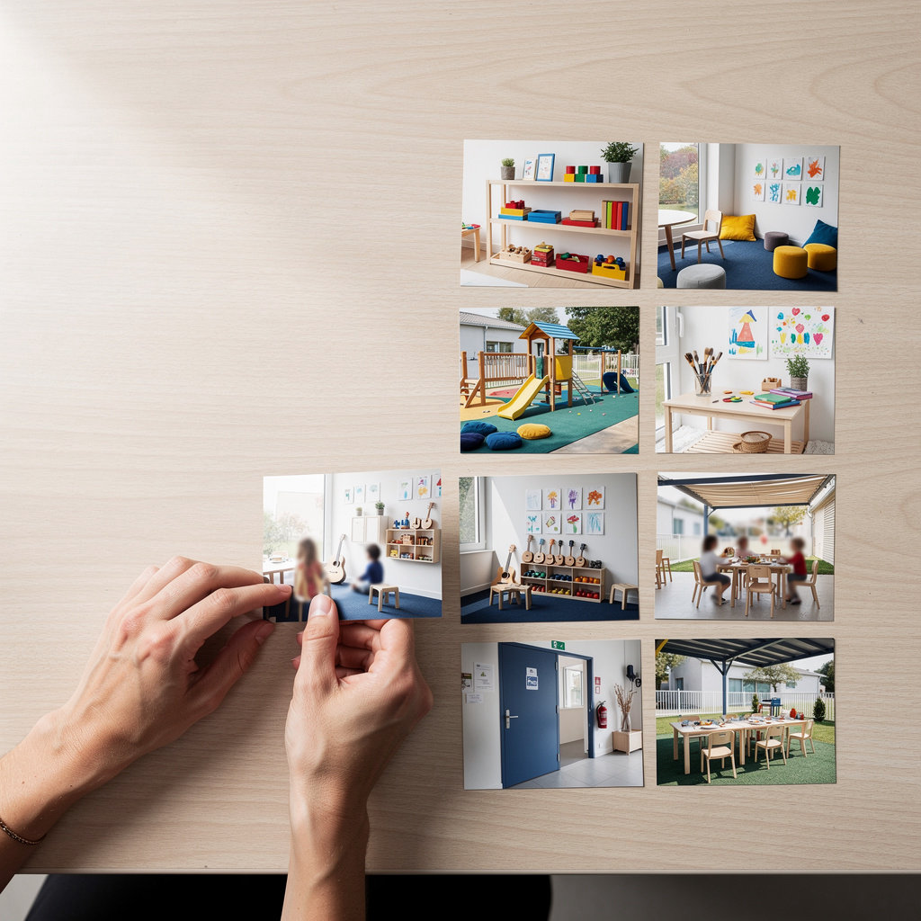 Groupe Scolaire Romandie International Maternelle classroom with learning centers and welcoming environment for young learners