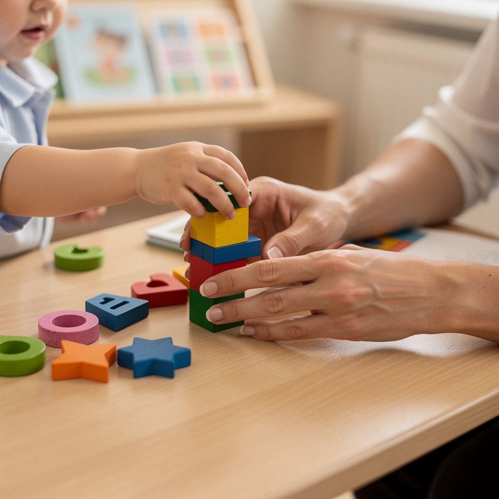 Groupe Scolaire Romandie International maternelle program - young children learning in safe, welcoming classroom environment